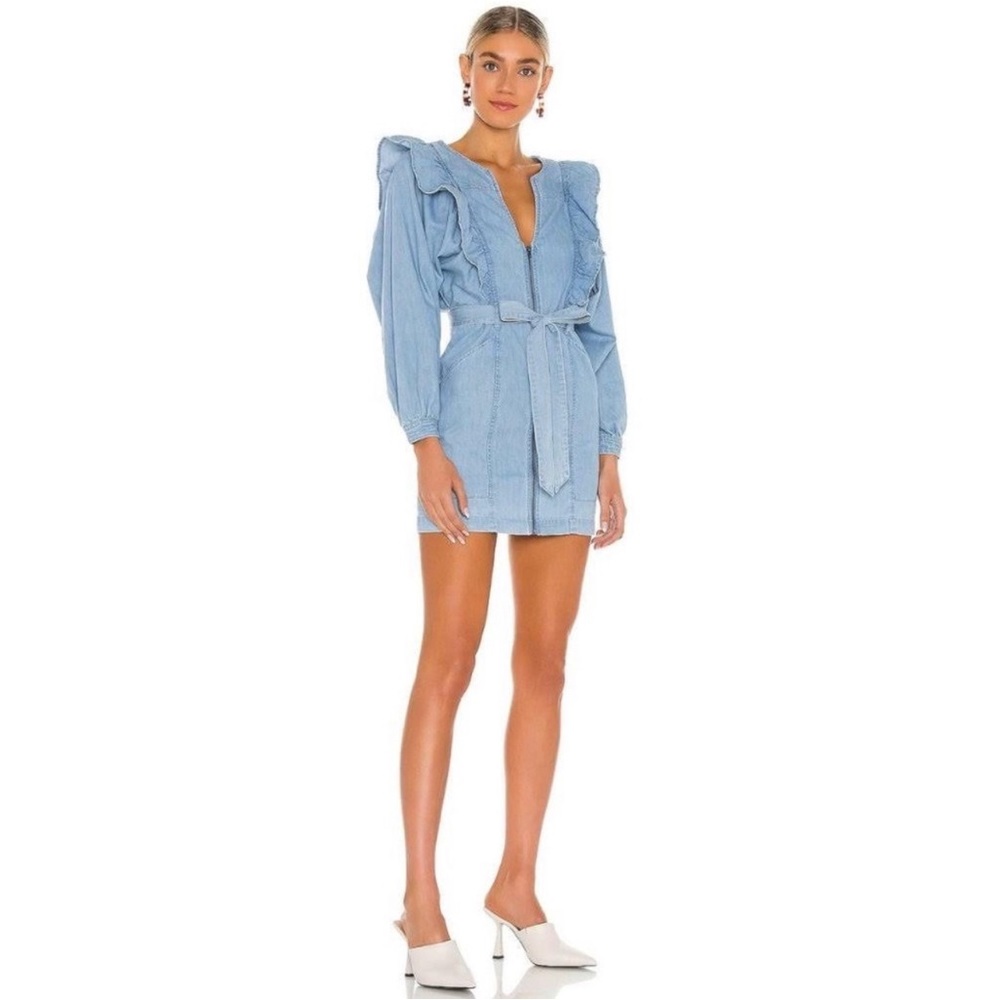 NWT/Never Worn Free People denim mini dress
